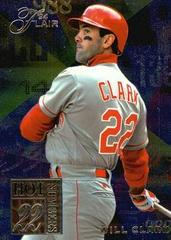 Will Clark Baseball Cards 1994 Flair Hot Numbers Prices