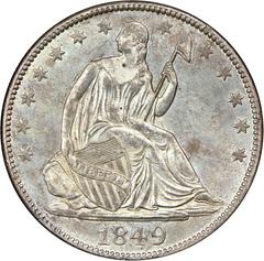 1849 O Coins Seated Liberty Half Dollar Prices