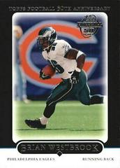 Brian Westbrook [Black] #1 Football Cards 2005 Topps Prices