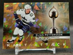 Elias Pettersson [Gold] #HA-16 Hockey Cards 2021 Upper Deck MVP Hart Attack Prices
