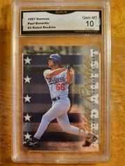 Paul Konerko Baseball Cards 1997 Panini Donruss Rated Rookies Prices