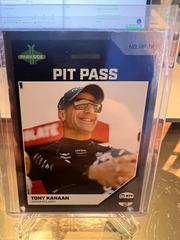Tony Kanaan [Pit Pass Foil] #PP-TK Racing Cards 2024 Parkside NTT IndyCar Prices