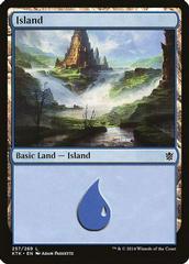 Island #254 Magic Khans of Tarkir Prices