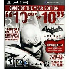 Batman: Arkham City [Game of the Year] Playstation 3 Prices