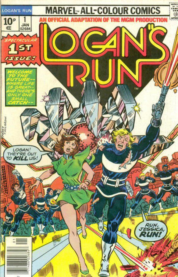 Logan's Run [UK] #1 (1977) Comic Books Logan's Run