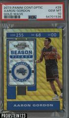 Aaron Gordon [Gold Wave] #29 Basketball Cards 2019 Panini Contenders Optic Prices