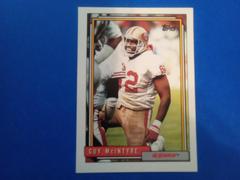 Guy McIntyre #319 Football Cards 1992 Topps Prices