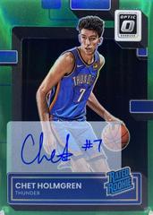 Chet Holmgren [Signature Green] #208 Basketball Cards 2022 Panini Donruss Optic Prices
