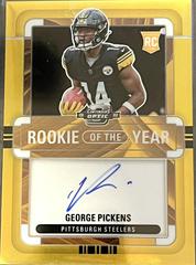 George Pickens [Rookie of the Year Autograph Gold] #ROY-GP Football Cards 2022 Panini Contenders Optic Rookie of the Year Prices