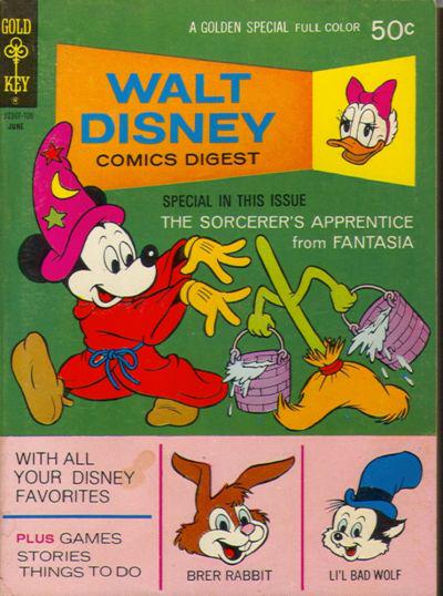 Walt Disney Comics Digest #29 (1971) Comic Books Walt Disney Comics Digest