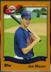 Joe Mauer #622 Baseball Cards 2002 Topps Prices
