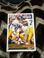 Matt Veatch #6 Football Cards 1992 Courtside Prices