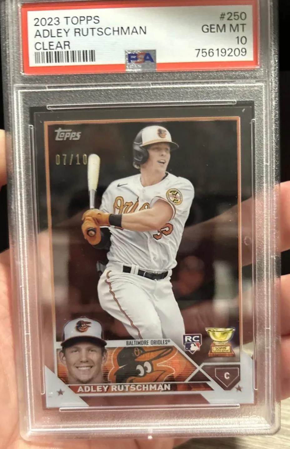Adley Rutschman [Clear] 250 Prices [Rookie] 2023 Topps Baseball Cards