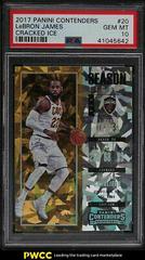 LeBron James [Cracked Ice] #20 Basketball Cards 2017 Panini Contenders Prices