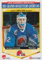 Jacques Cloutier Hockey Cards 1993 Score Durivage Prices