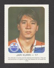 Jari Kurri Hockey Cards 1981 Oilers Red Rooster Prices