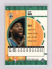 Back | Baron Davis Basketball Cards 2001 Upper Deck Hardcourt