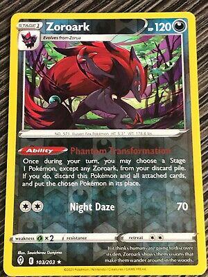 Zoroark [Reverse Holo] #103 Pokemon Evolving Skies