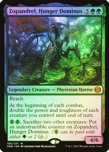 Zopandrel, Hunger Dominus [Foil] #195 Magic Phyrexia: All Will Be One