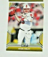Ryan Finley [Gold] #64 Football Cards 2019 Leaf Draft Prices