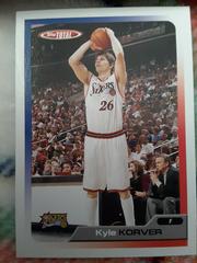 Kyle Korver #160 Basketball Cards 2005 Topps Total Prices