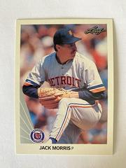 Jack Morris #482 Baseball Cards 1990 Leaf Prices