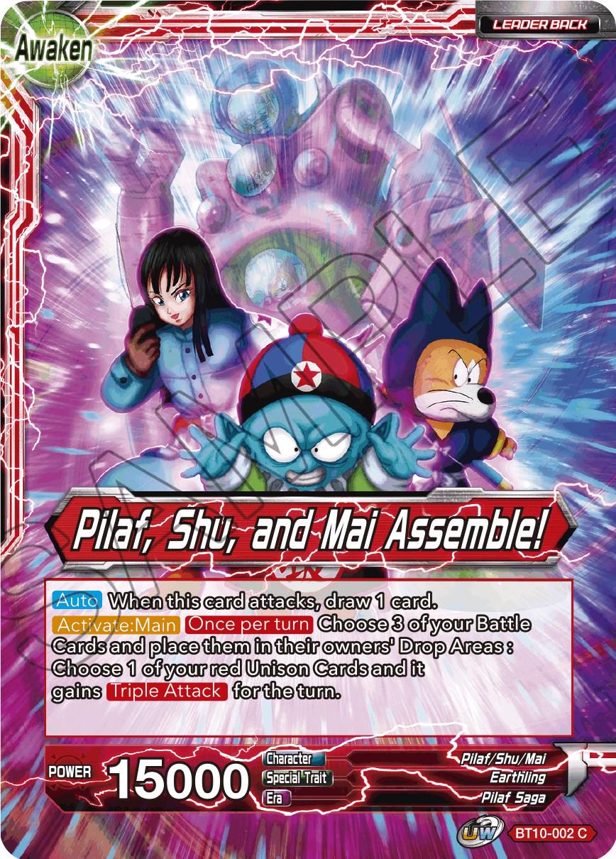 Pilaf // Pilaf, Shu, and Mai Assemble! BT10-002 Dragon Ball Super Rise of the Unison Warrior