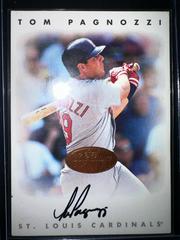 Tom Pagnozzi #TP Baseball Cards 1996 Leaf Signature Autographs Prices