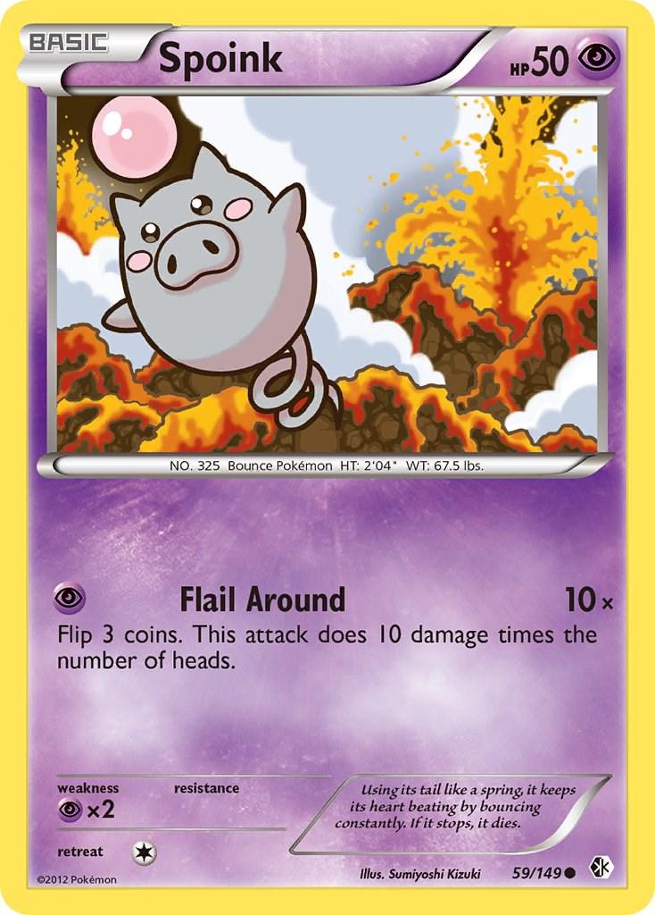 Spoink #59 Pokemon Boundaries Crossed