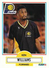 Ken Williams #U-38 Basketball Cards 1990 Fleer Update Prices