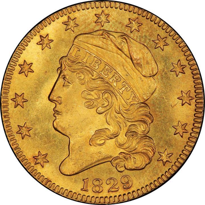 1829 [LARGE SIZE BD-1] Coins Capped Bust Half Eagle