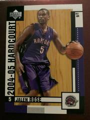 Jalen Rose Basketball Cards 2004 Upper Deck Hardcourt Prices