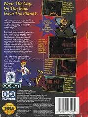 Adventures Of Mighty Max - Back | Adventures of Mighty Max Sega Genesis