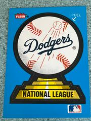 Dodgers Trophy  | Los Angeles Dodgers Baseball Cards 1987 Fleer Team Stickers