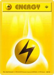 Lightning Energy [1st Edition] Pokemon Base Set Prices