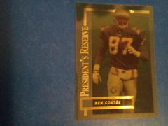 Ben Coates #317 Football Cards 1996 Collector's Edge President's Reserve Prices
