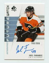 Joel Farabee [Autograph] Hockey Cards 2019 SP Authentic Prices