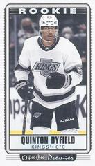 Quinton Byfield Hockey Cards 2021 O Pee Chee Premier Tallboys Prices