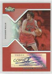 Andres Nocioni [Red Refractor Autograph] #190 Basketball Cards 2004 Finest Prices