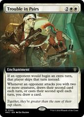 Trouble in Pairs [Extended Art] #326 Magic Murders at Karlov Manor Commander Prices