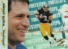 Steve Young, Kordell Stewart Football Cards 1996 Panini Score Footsteps Prices