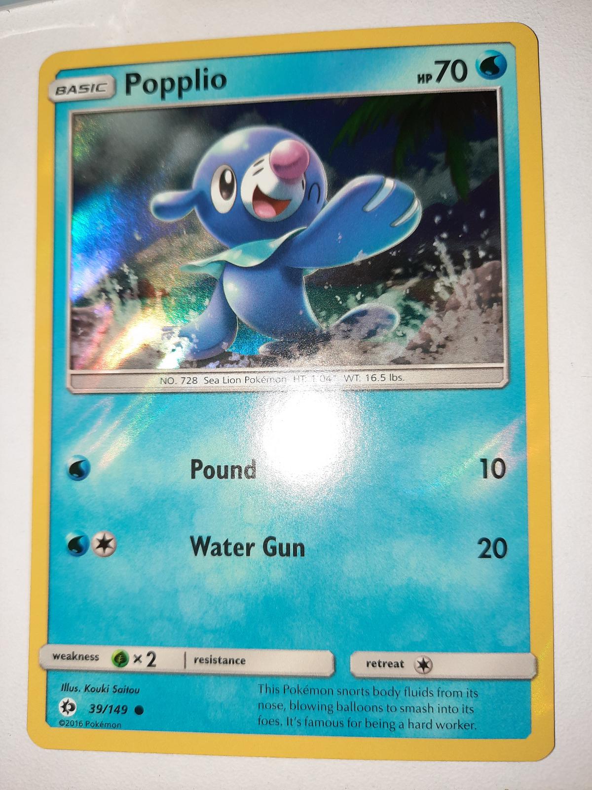 Popplio [Holo] #39 Pokemon Sun & Moon