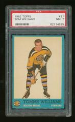 Tom Williams #21 Hockey Cards 1962 Topps Prices