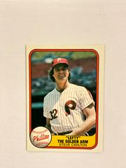 Steve Carlton [1066 on Back] #660 Baseball Cards 1981 Fleer Prices
