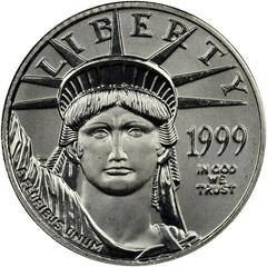 1999 W [PROOF] Coins $10 American Platinum Eagle Prices