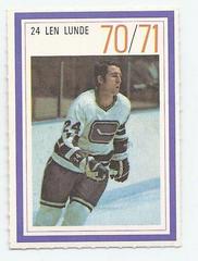 Len Lunde Hockey Cards 1970 Esso Power Players Prices