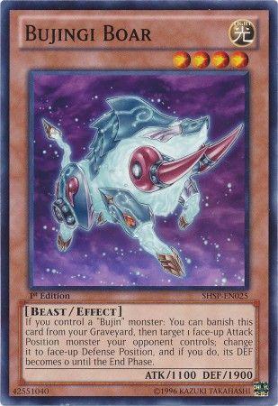 Bujingi Boar [1st Edition] SHSP-EN025 YuGiOh Shadow Specters