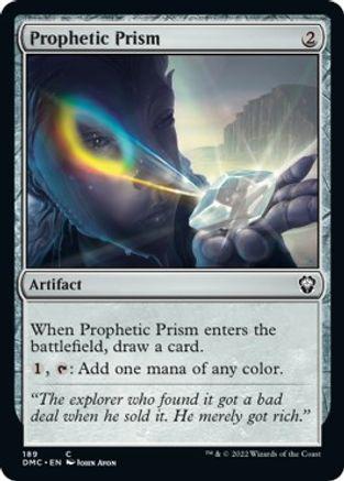 Prophetic Prism #189 Magic Dominaria United Commander