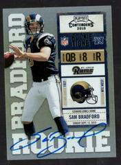 Sam Bradford [Autograph] #232 Football Cards 2010 Playoff Contenders Prices