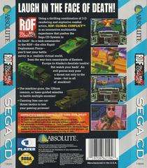 RDF Global Conflict - Back | RDF Global Conflict Sega CD